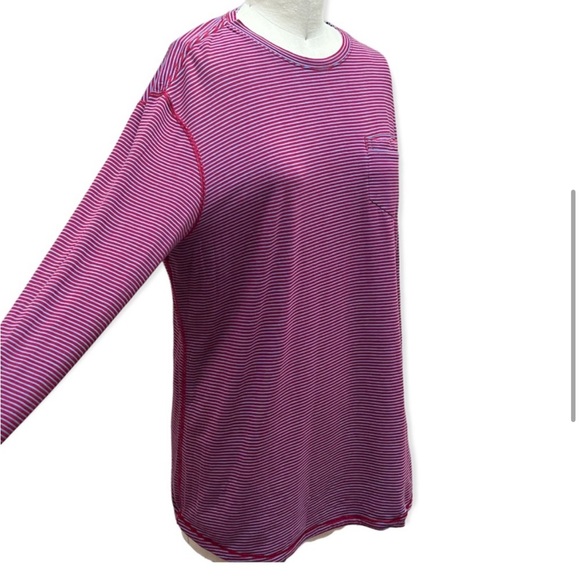 lululemon athletica Other - Lululemon 5 Year Basic Long Sleeve Classic Stripe Black Swan Love Red